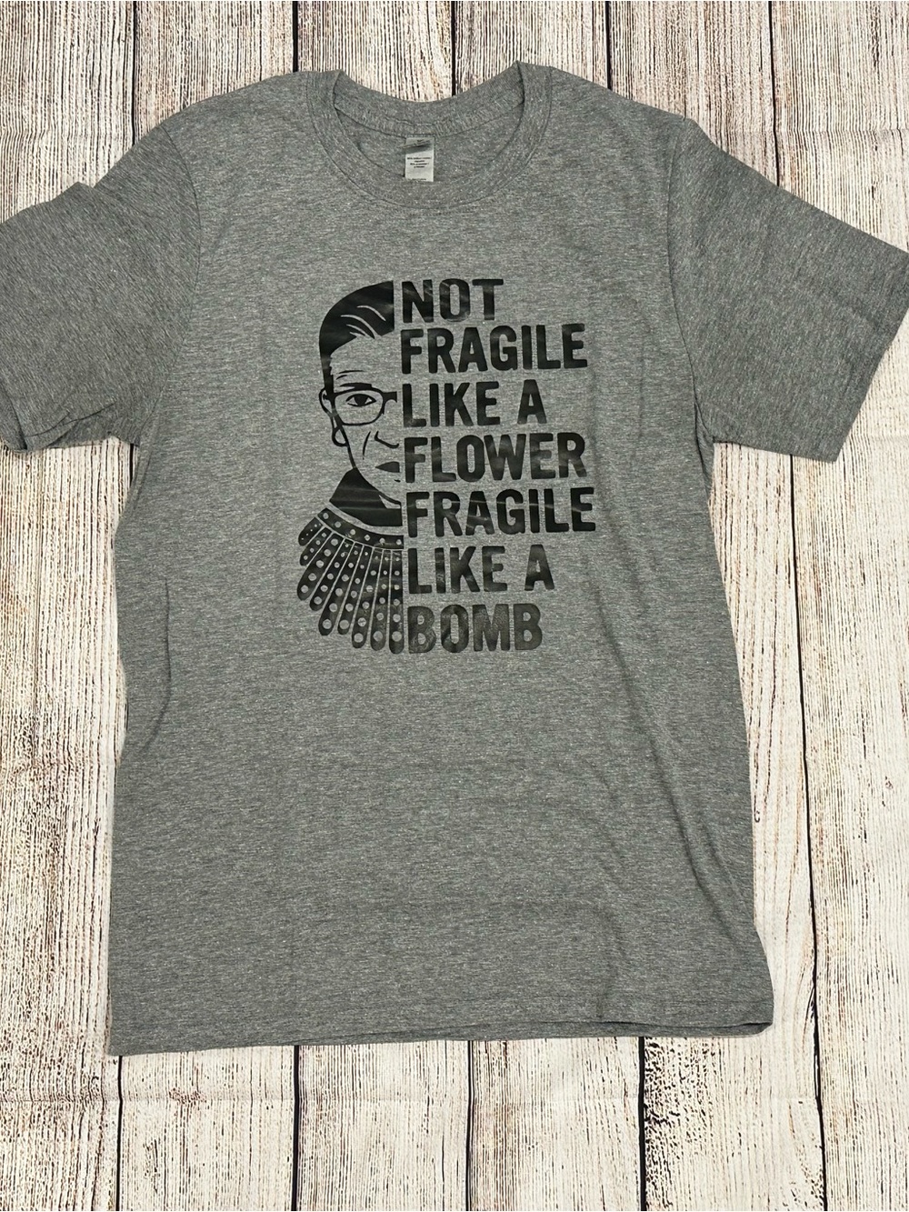 (2 for $8) NWOT Women’s Grey RBG Tshirt in size small